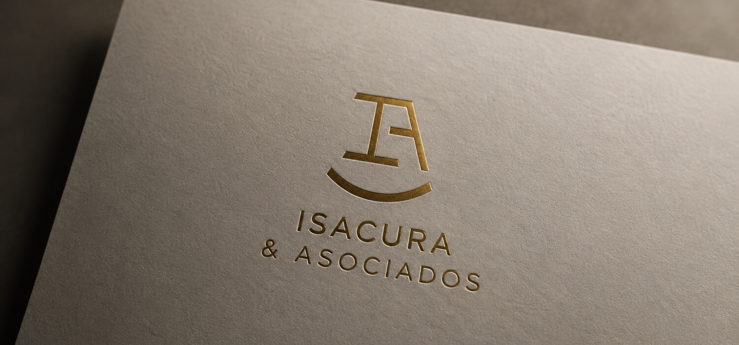 Isacura Asociados branding and logo